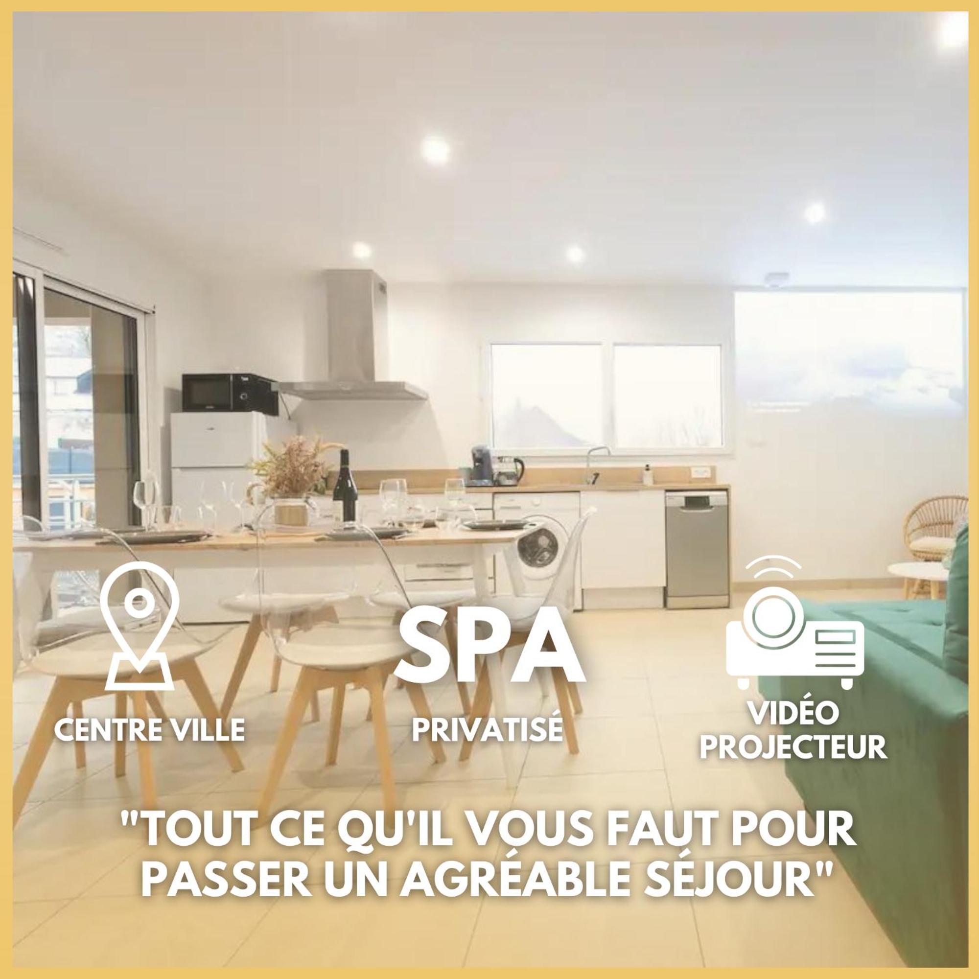 Appart Hotel La Gacilly-Centre Ville-Spa-Parking Экстерьер фото